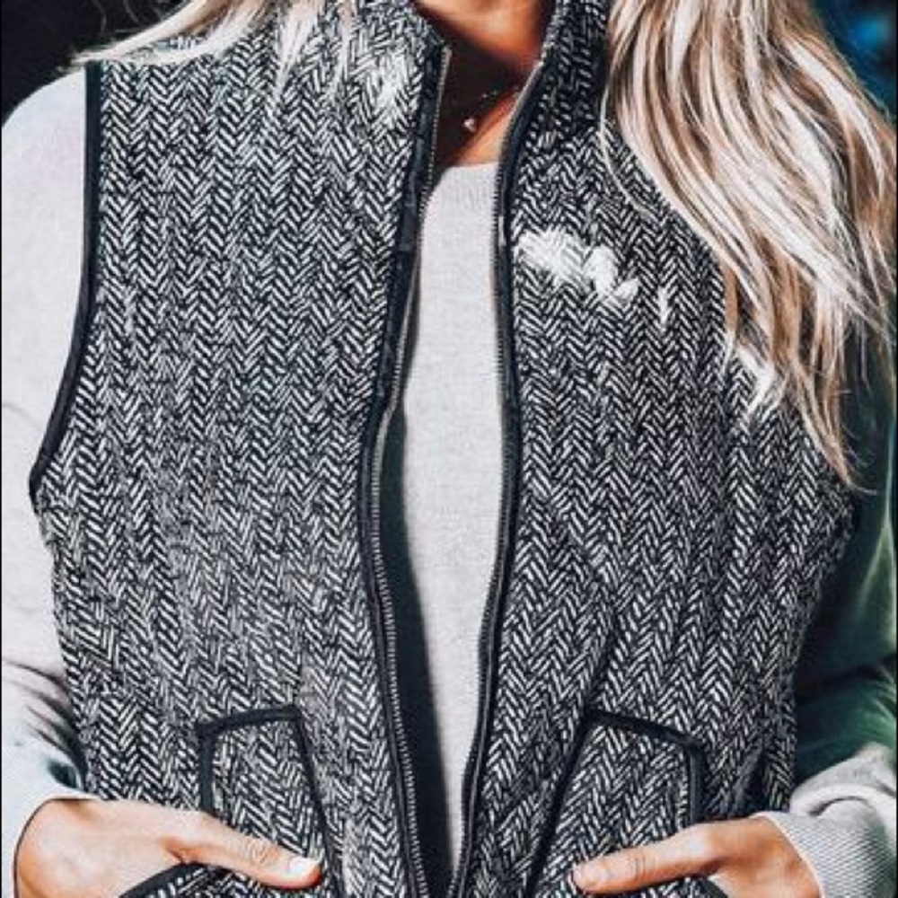Herringbone vest